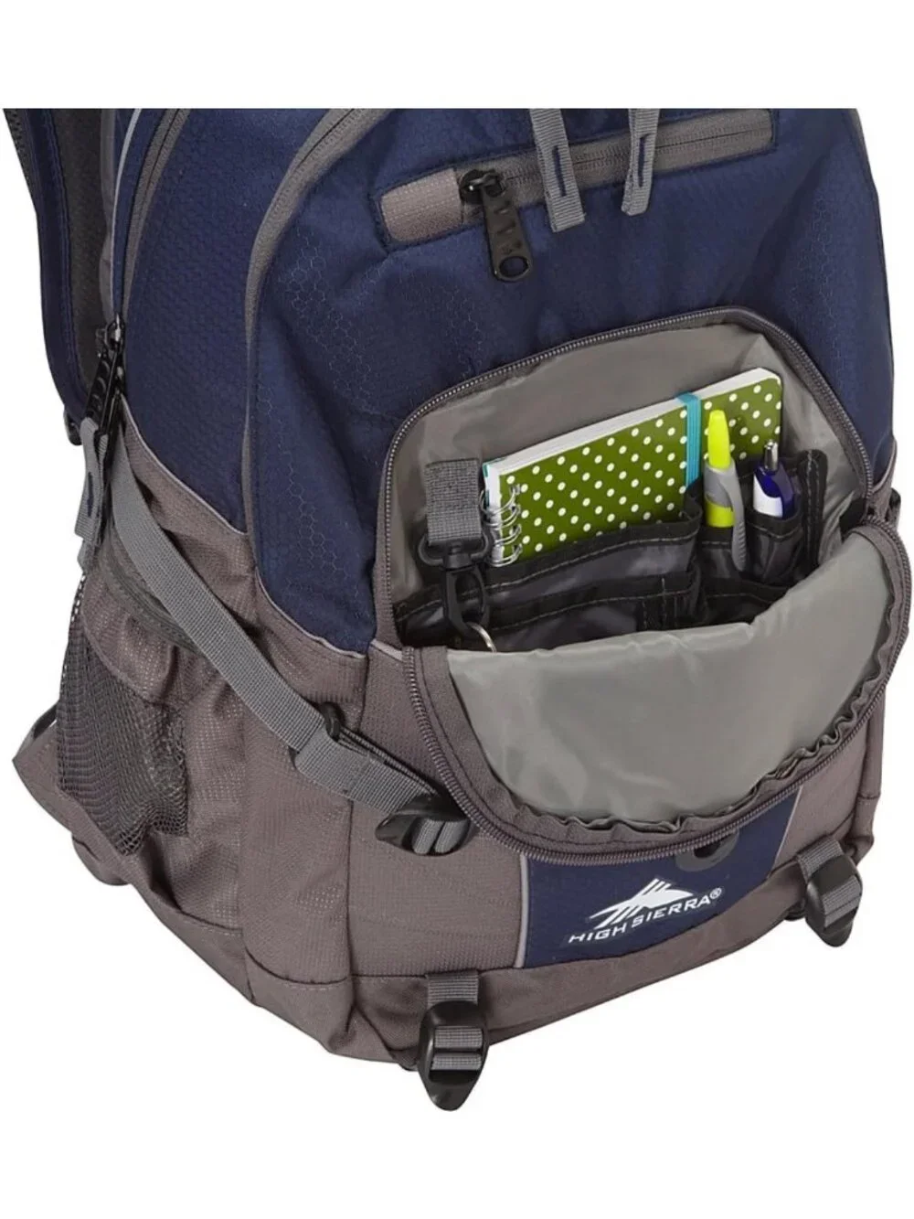 Versatile Travel & Work Backpack with Tablet Sleeve - Stylish Silver Heather